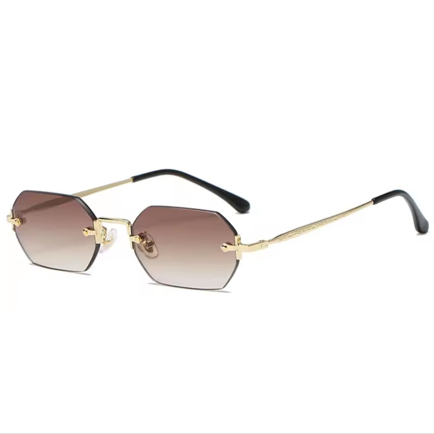 Lunettes de soleil fog gold & silver