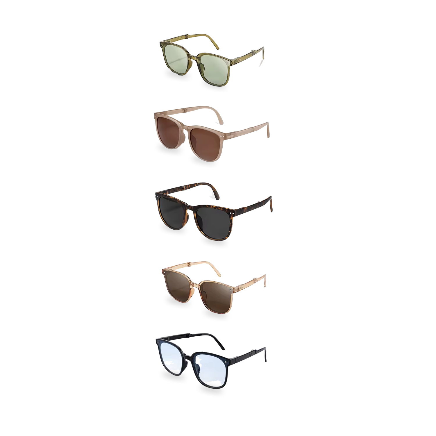 Lunettes de soleil pliantes