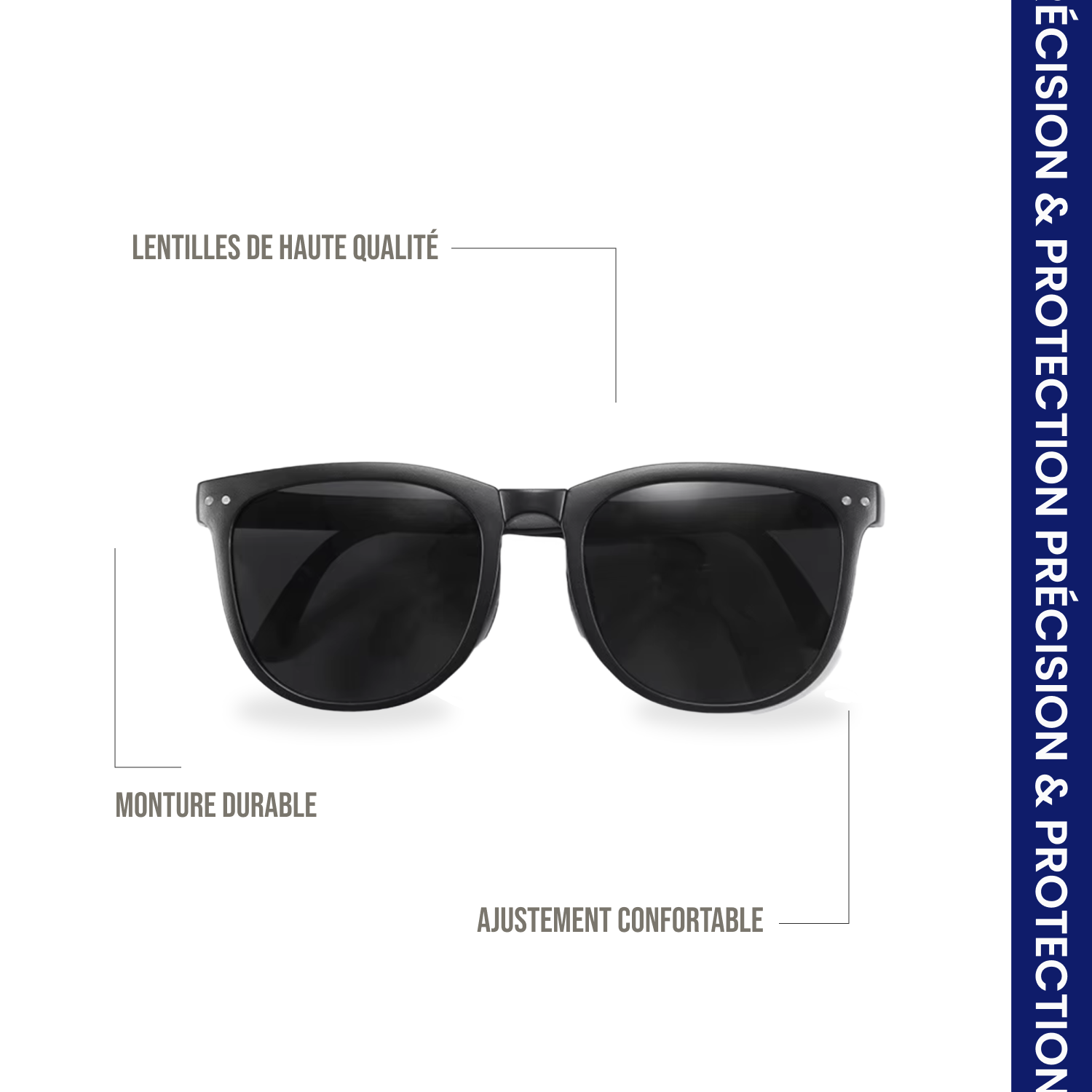 Lunettes de soleil pliantes
